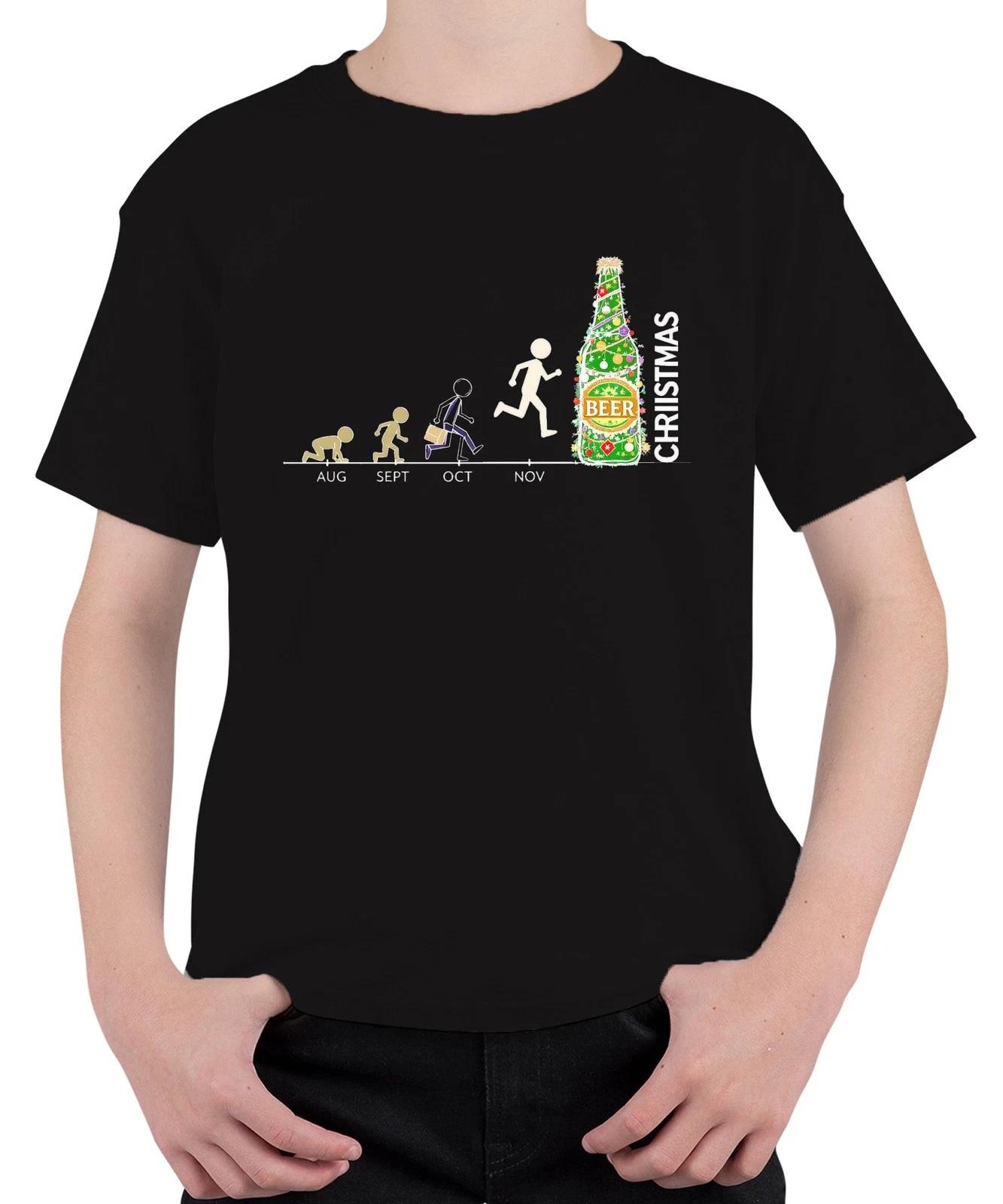 Weihnachten BEER Weihnachtsbier Bier Countdown Weihnachtsbaum Lus Unisex Kinder XS