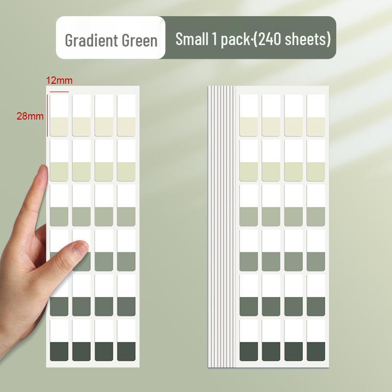 Morandi Writable Label Stickers: Post-it Notes Memo Pads