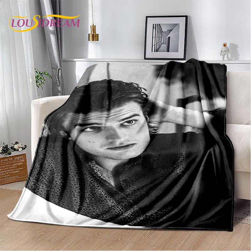 Joe Keery Steve Harrington Soft Plush Blanket,Flannel Blanket Throw Blanket for Living Room Bedroom Bed Sofa Picnic Cover Kids