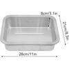 Qinlorgo Oil Drain Pan,Oil Drain Pan Leak Free Portable Universal Metal Construction Automotive Oil Change Container(5L)