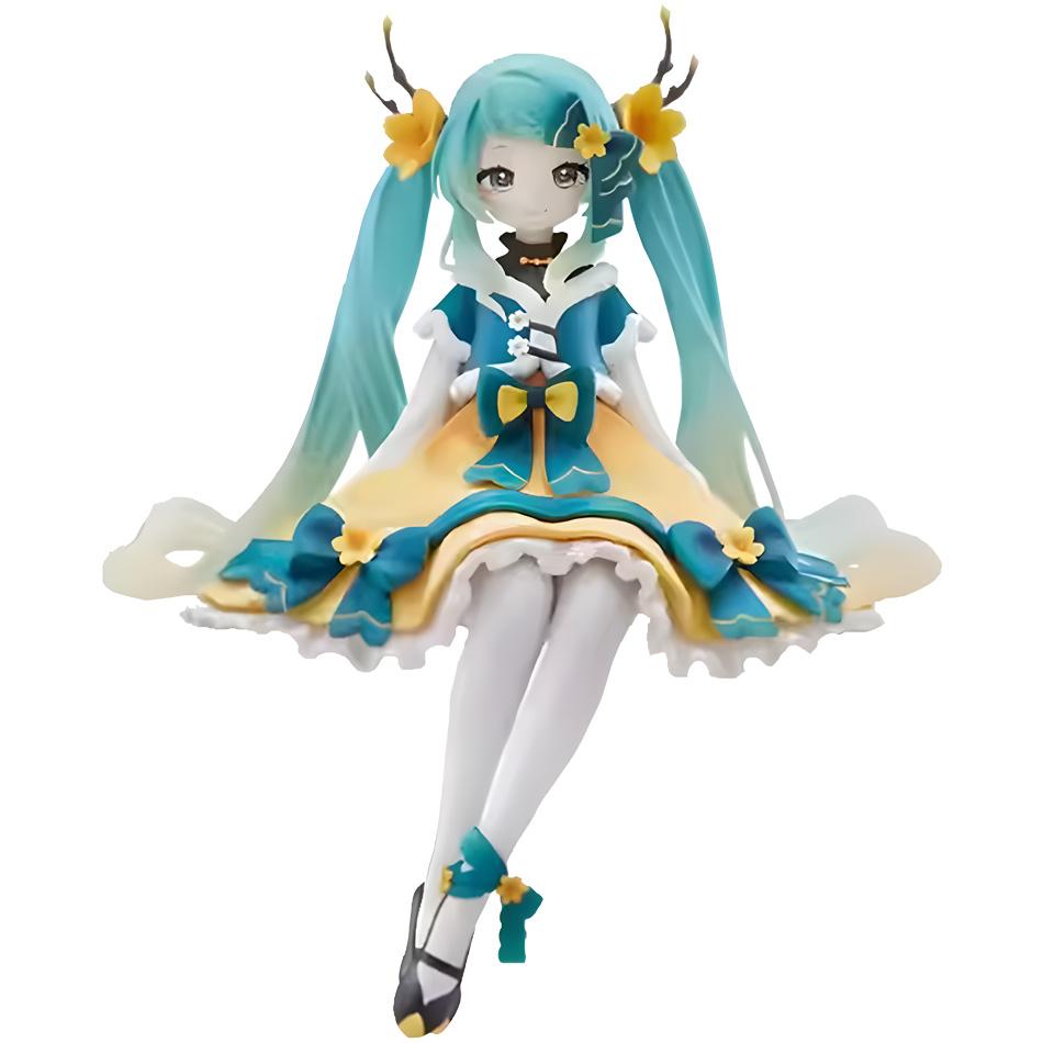 Miku Hatsune Figure Anime Girl Model Desktop Decor Collectible Doll Gift For Fans Future Vocaloid Statue Japanese Cute Kawaii Otaku