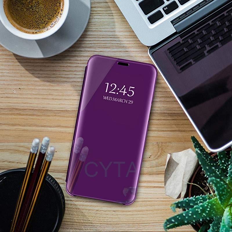 Window Case For Xiaomi Redmi Note 15 14 13 12C 14C 15C Mirror View PU Leather Flip Cover For Xiaomi Mi 17T 15T 14T POCO X7 X6