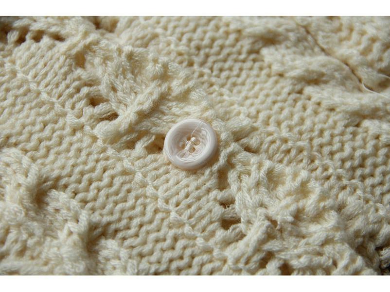 Japanese Mori Girl Style Hollow Lace Cardigan for Spring & Autumn