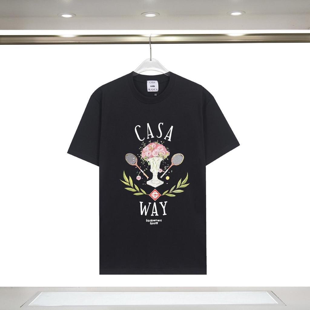 Felpa Unisex Casablanca con Stampa Logo: Maglia base trendy a girocollo per Autunno/Inverno