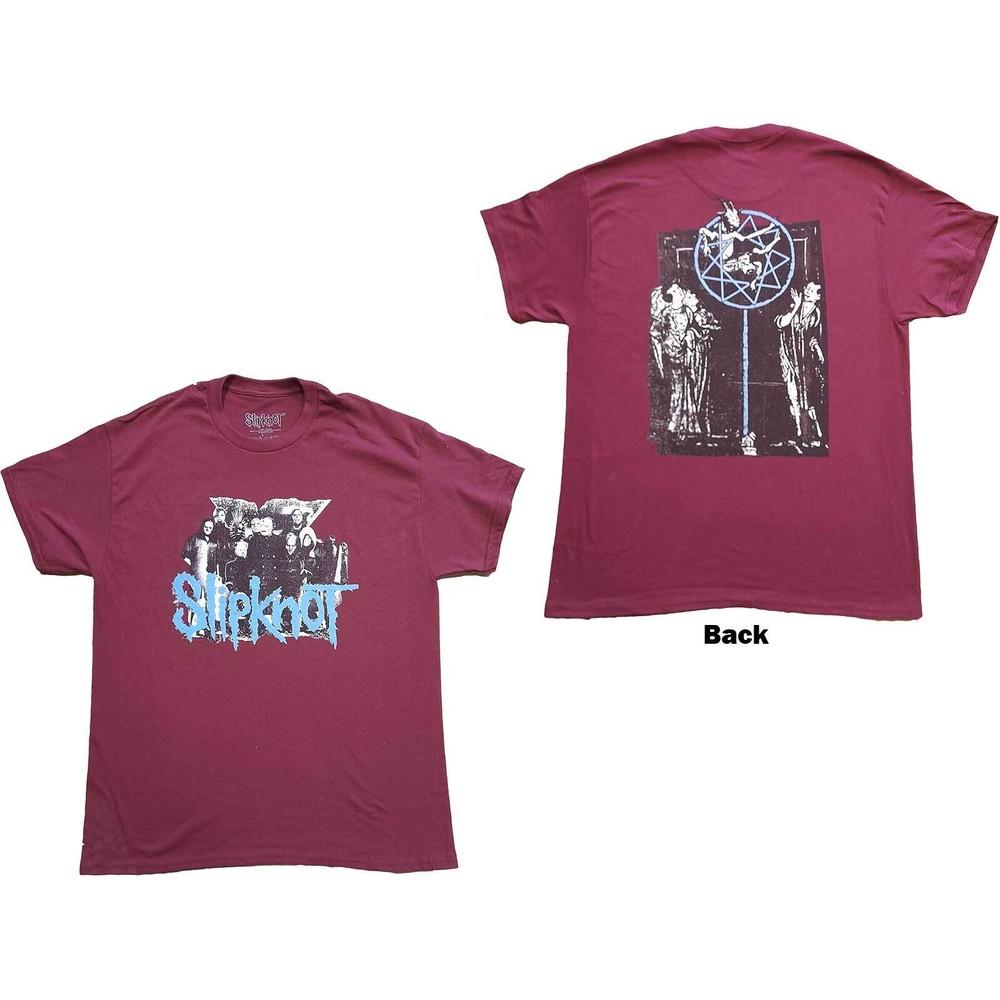 Футболка унисекс Slipknot: Козлиный Логотип Демон (Назад Печать) Футболка Unisex XXL