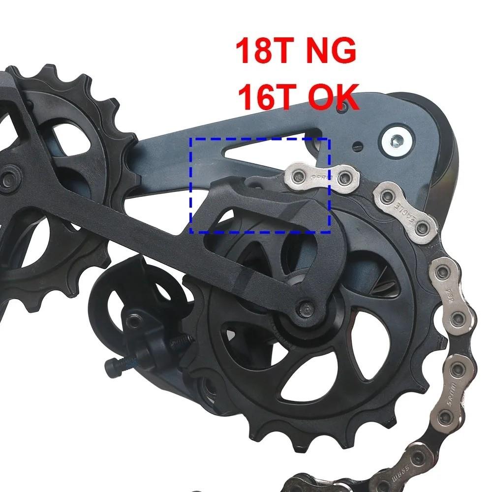 10T 11T 12T 13T 14T 15T 16T 17T 18T Rear Derailleur Pulley Bearing Jockey Wheel Rear Switch
