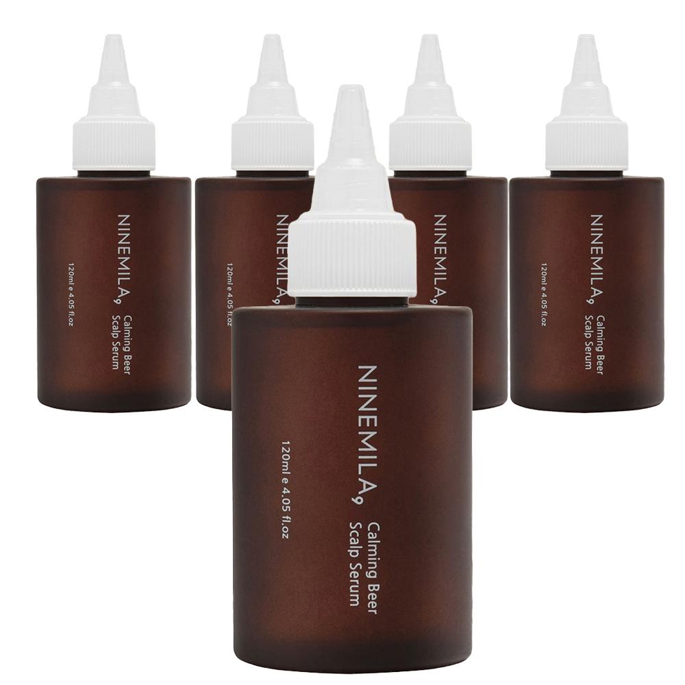 Nine Mila Calming Beer Scalp Serum 120ml 5 pcs