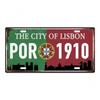 Retro Car 2D Metal Sign, Aluminum Wall Decor 15x30cm
