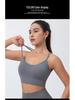 Plus Size Criss-Cross Back Sports Bra for Women - Shockproof, Casual, Fitness, Running, Yoga