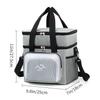Insulated Lunch Box for Men & Women Collapsible Leakproof Double Cooler Bag Large Capacity Travel Camping Lunch Bags for Work
