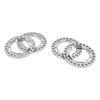 4pcs Rim Lock Rings Aluminum Alloy Replacement 1.9in Wheel Rim Beadlock Ring for Axial SCX10 90046