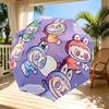 Labubu Print Automatic Open Close Umbrella, Portable Foldable Umbrella, for Outdoor Commute Camping Trip, Ideal Birthday Gift