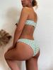 2023 Floral Print Cross-Strap Women's Two-Piece Bikini