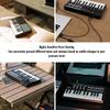 TOPINCN MIDI Keyboard Bluetooth 8 RGB Music Beginner to Black 25-Key Controller, Enabled, Wireless, Pads, Multi-DAW Compatible, Production,