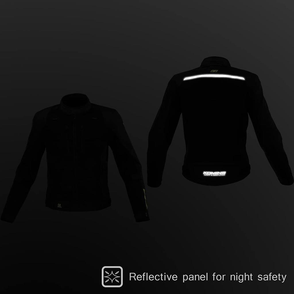 Motorcycle Jacket Protect 3D Airstream Jacket BlackNeon 2XL [KOMINE] JK-1563 07-1563 Men's