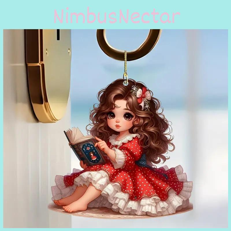 Entzückendes Cartoon Acryl Auto Hängeornament für Einzigartige Autodekoration