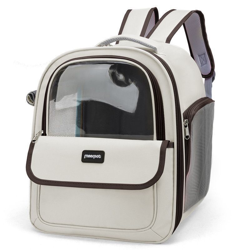 Pet Carrier Backpack Going Out Large Cat Backpack Transparent Space Capsule Breathable Portable Bag Backpack Cat Dog Supplies