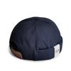 Retro Landlord Hat Summer Thin Brimless Melon Leather Hat Female Couple Hip Hop Landlord Hat Cold Hat
