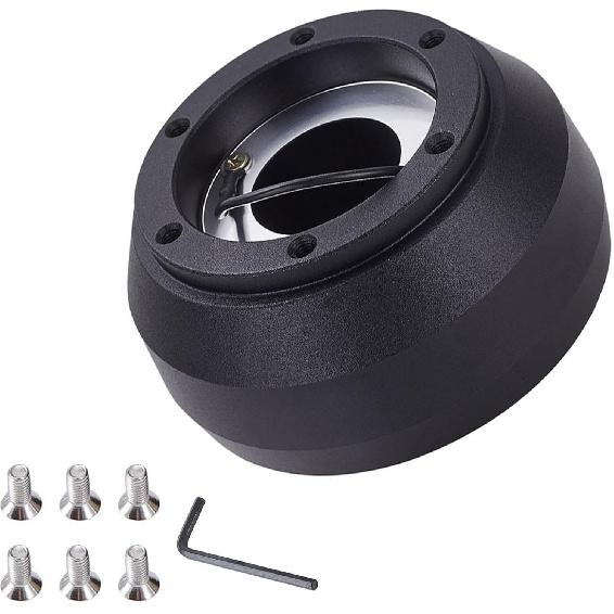 125H Aluminum 6-Hole Steering Wheel Short Hub Adapter Fits For Toyota Camry Tacoma Corolla FJ Cruiser Tundra Matrix Lexus IS GS Scion FR-S XA XB XD