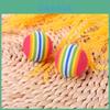 Large Rainbow Ball Cat Toy Durable Rubber Toy For Interactive Fun Premium Pet Toy