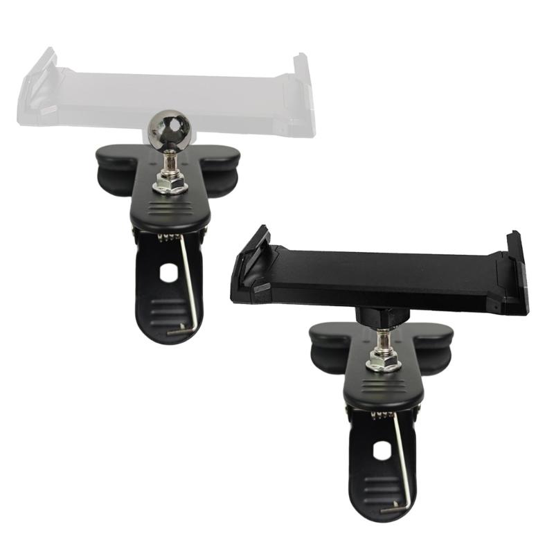 Heavy Duty Metal Phone Mount Support With Tool Less Quick Installation Multiple Angle Adjustable Clamp For Office Desk