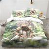 New Genshin Impact Nahida Kawaii Cute Cartoon Nahida King Twin Double Child Bedding Set Microfiber or Polyester Duvet Cover Set