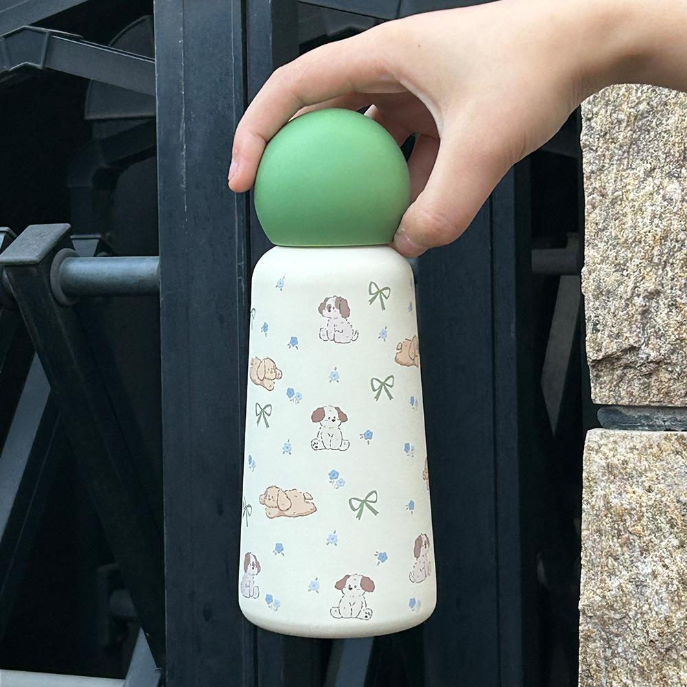350Ml Stainless Steel 316 Thermos Cup Creative Cute Student Children Portable Outdoor Sports Water Cup