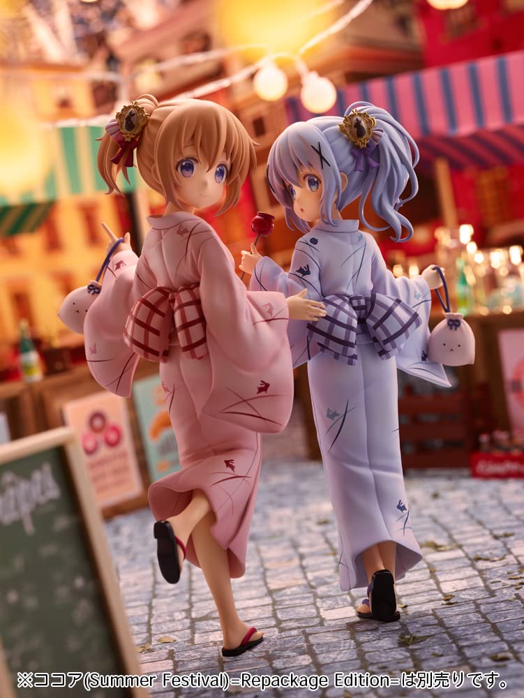 PLUM Is the Order a BLOOM Cocoa Figure Scale PVC Painted Finished Product PF202 Rabbit? (Summer Festival) =Repackage Edition= 1/7