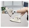 Fashion 2025 Spring New Korean Edition Student White Shoes Thick soled Height Increasing Sports Board Shoes Trendy Casual Shoes
