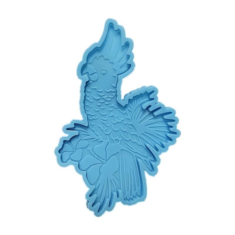 

Silicone Moulds Turkey Coaster Resin Molds Animal Epoxy Casting Silicone Mold for Making Coaster Home Decors Gift 1