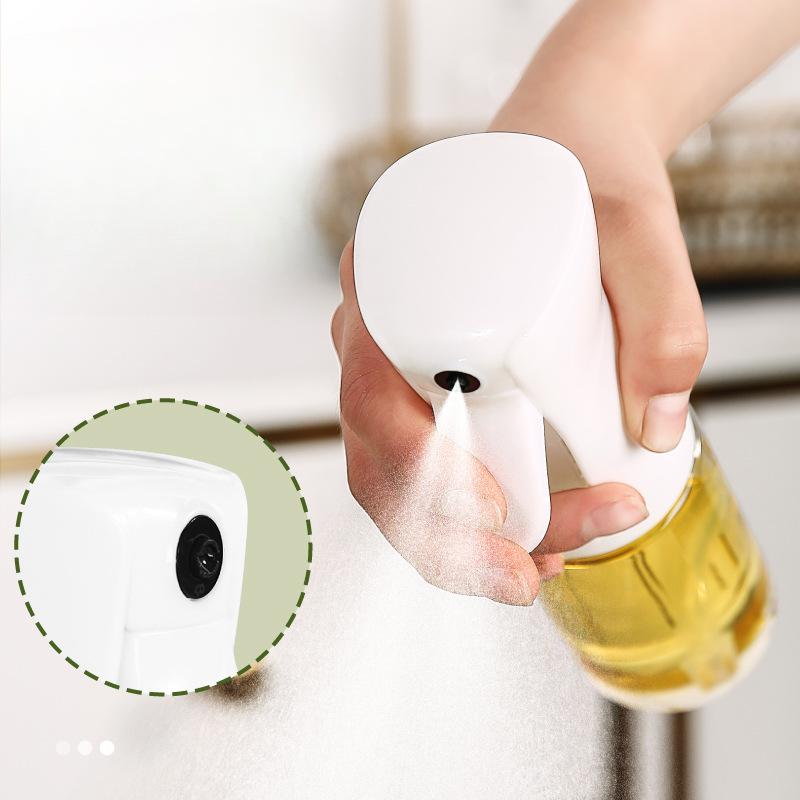 Oil Spray Can Glass Household Kitchen Air Fryer Oil Spray Bottle Spraying Mist Edible Oil Thickened Watering Can Oil Tank