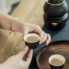 Japanese Drinking Set Contains Heat Resistant Sake Carafe Bottle 4 Cups Warmer Candle Stove Birthday Housewarmings Gift