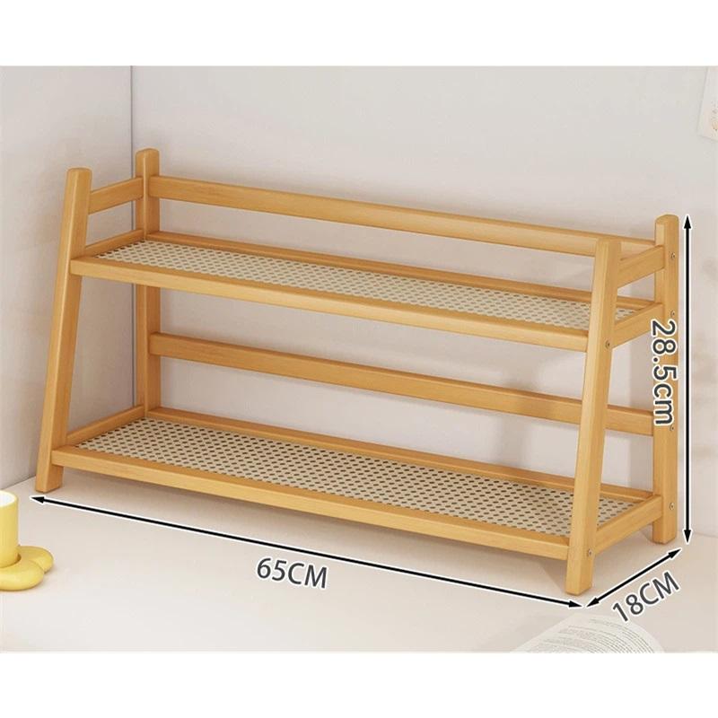 Multi Functional Kitchen Shelf Small Desktop Condiment Rack Tiered Storage Organizer For Oil Salt Sauce Vinegar Countertop Use