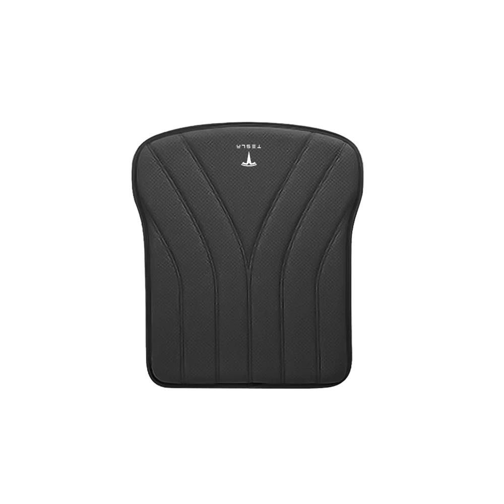 Car Sticker 2025 Hot Car Seat Pillows Lumbar Backrest Cushion Leather Seat Pads for Tesla Model 3 Y S X Roadster Juguete SpaceX