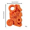 3D Printed Gear Decompression Fun Toy - 5-in-1 Desktop Decoration