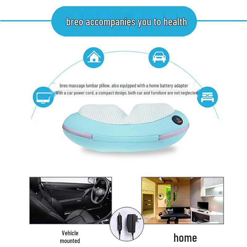 Breo Portable Kneading Massage Pillow