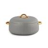 Insulated Stainless Steel Casserole For Hot Cold Food Storage With Twist Lock Lid And Sleek Modern Design For Stylish Dining Use