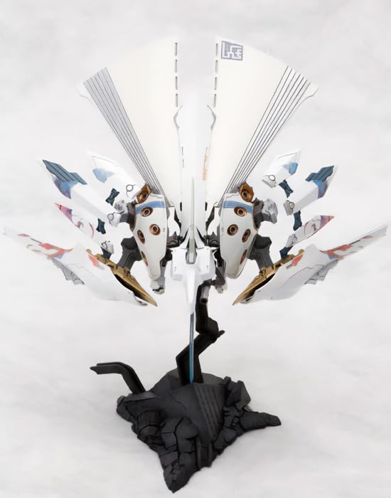 Kotobukiya Ikaruga Hitekkai Silver Chicken Scale Plastic Approximately 155mm Long [White], 1/144 Model,