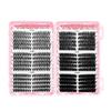 9-16mm Length False Eyelashes Natural Look Wispy Style DIY Lash Extension Kit Fluffy Clusters Volume Fans Fake Eyelash