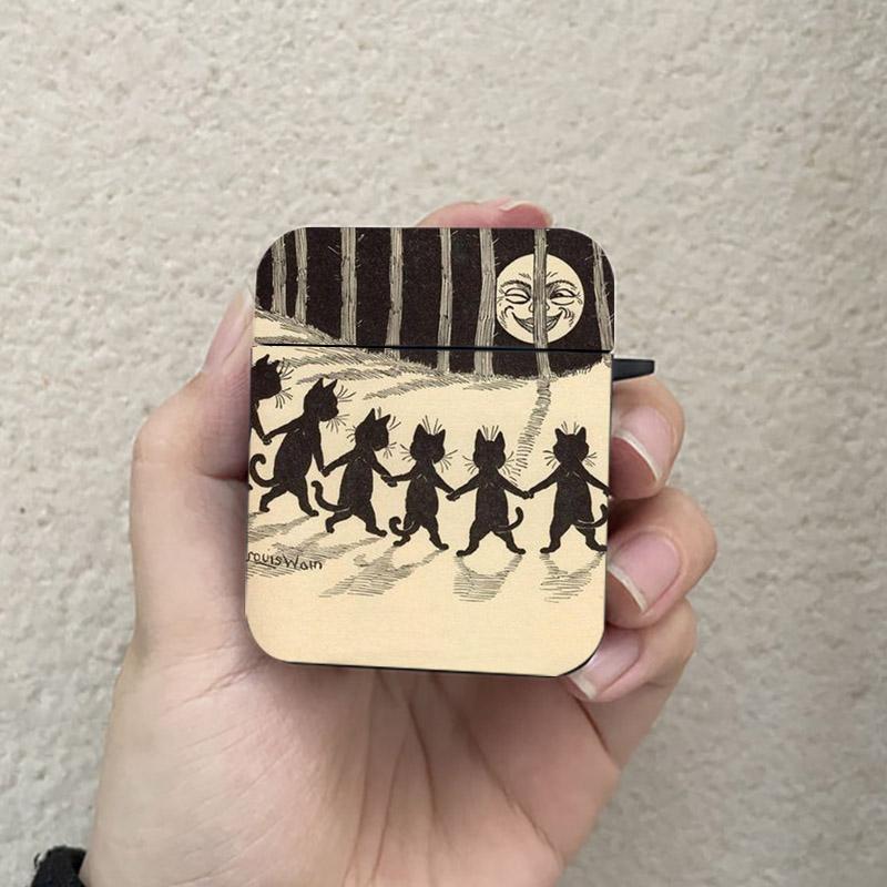 

Cute Cat Earphone Case for Airpods 4th 3rd 2 Pro 3 Shockproof Hard Cover for Airpod 2 3 1 Protective Accessorie Shell Fundas Airpods 4th