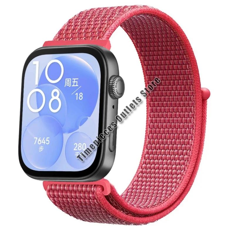 Nylon Loop Strap For Huawei Watch Fit 3 Sport Breathable Replacement Bracelet Wristband For Huawei Watch Fit 3 Belt Accessories