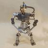 Moderní Kreativní Mech Robot Model Nerezová Ocel Mech Bojovník Stolní Displej Displej Vtipné Dárky Domácí Dekorace Figurky Řemesla