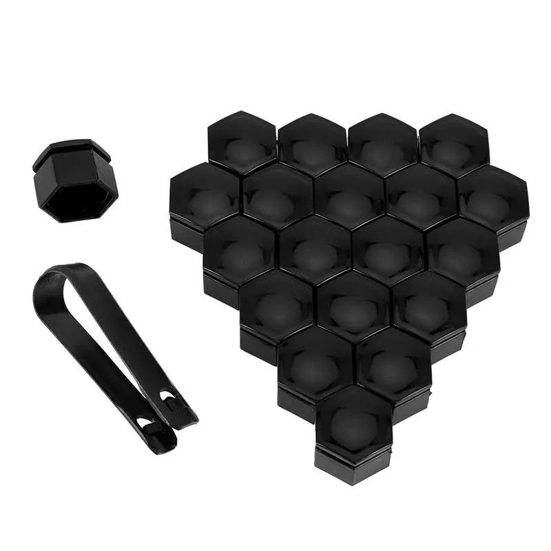 20pcs 17mm Wheel Nut Bolt Head Cover Caps Protective Bolt Rims Screws Plugs Exterior Decoration Car Accessories