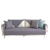 Four Seasons Universal Cotton Sofa Cushion Fabric Modern Simple Double-Sided Pure Cotton Embroidery Sofa Cushion Winter Sofa Covers