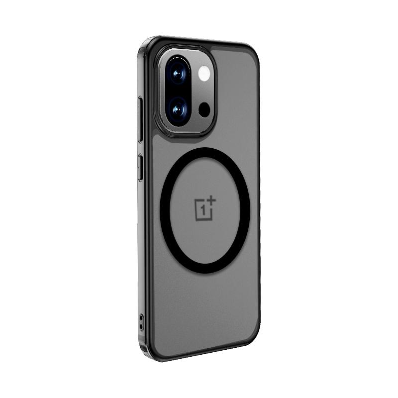 Для OnePlus 13T Чехол Жесткий Прозрачный Магнитный Magsafe Ударопрочный Защитный Задняя Крышка Чехол Для One Plus 13T 1+13T Корпус Телефона For OnePlus 13T чёрный