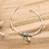 Boho Lady perles étoile de mer charme pieds nus sandale pied chaîne cheville bracelet de cheville