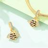 Charming Bee Hive Honey Pot Bead Charm for DIY Bracelet and Necklace Making