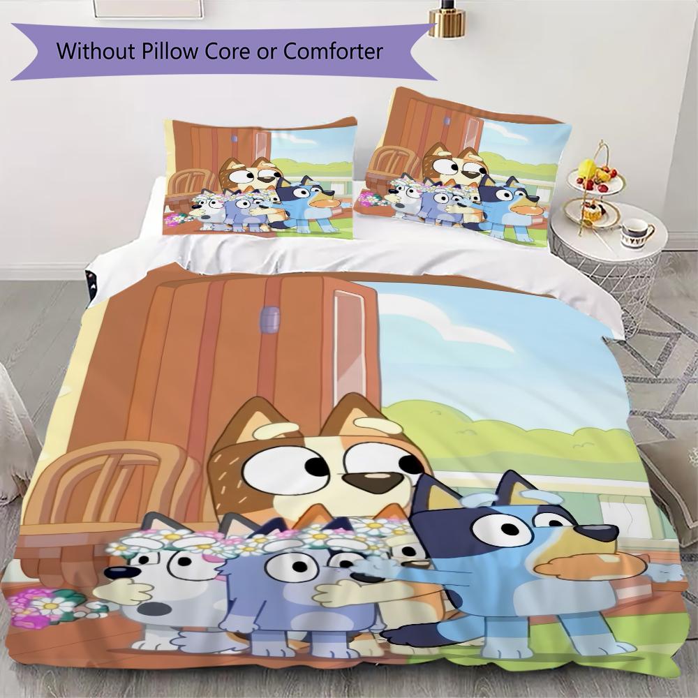 Happy Family Time Together Threepiece Set Without Core 1 Duvet Cover 2 Pillowcase Without Core Bedding Set Duvet Cover And Pillowcase