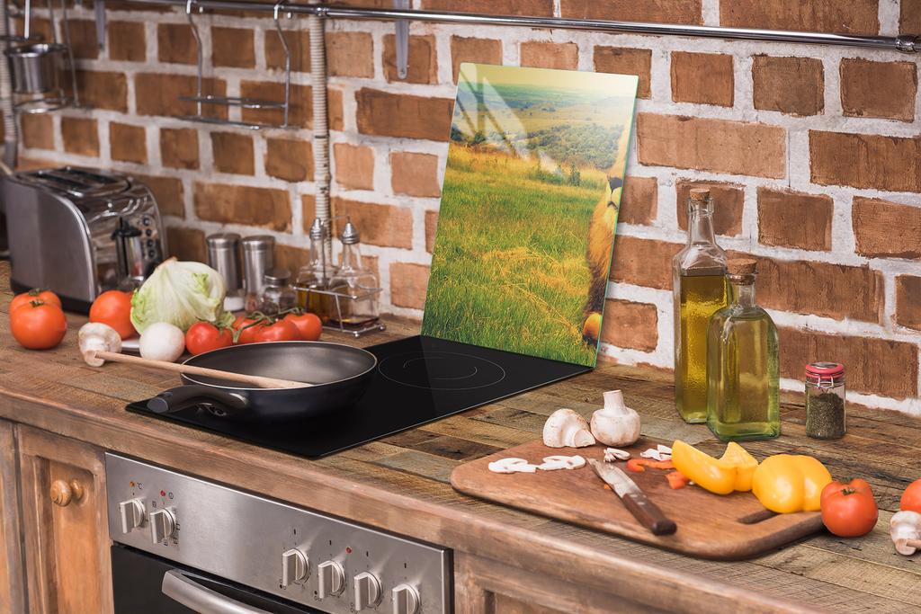 GLASS CUTTING BOARD 35x52 Lion