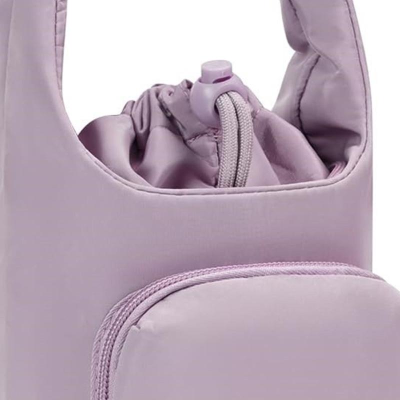 Insulated Water Bottle Holder With Adjustable Strap and Phone Pocket Thermal Cup Carriers Bag For Walking Hiking Commuting